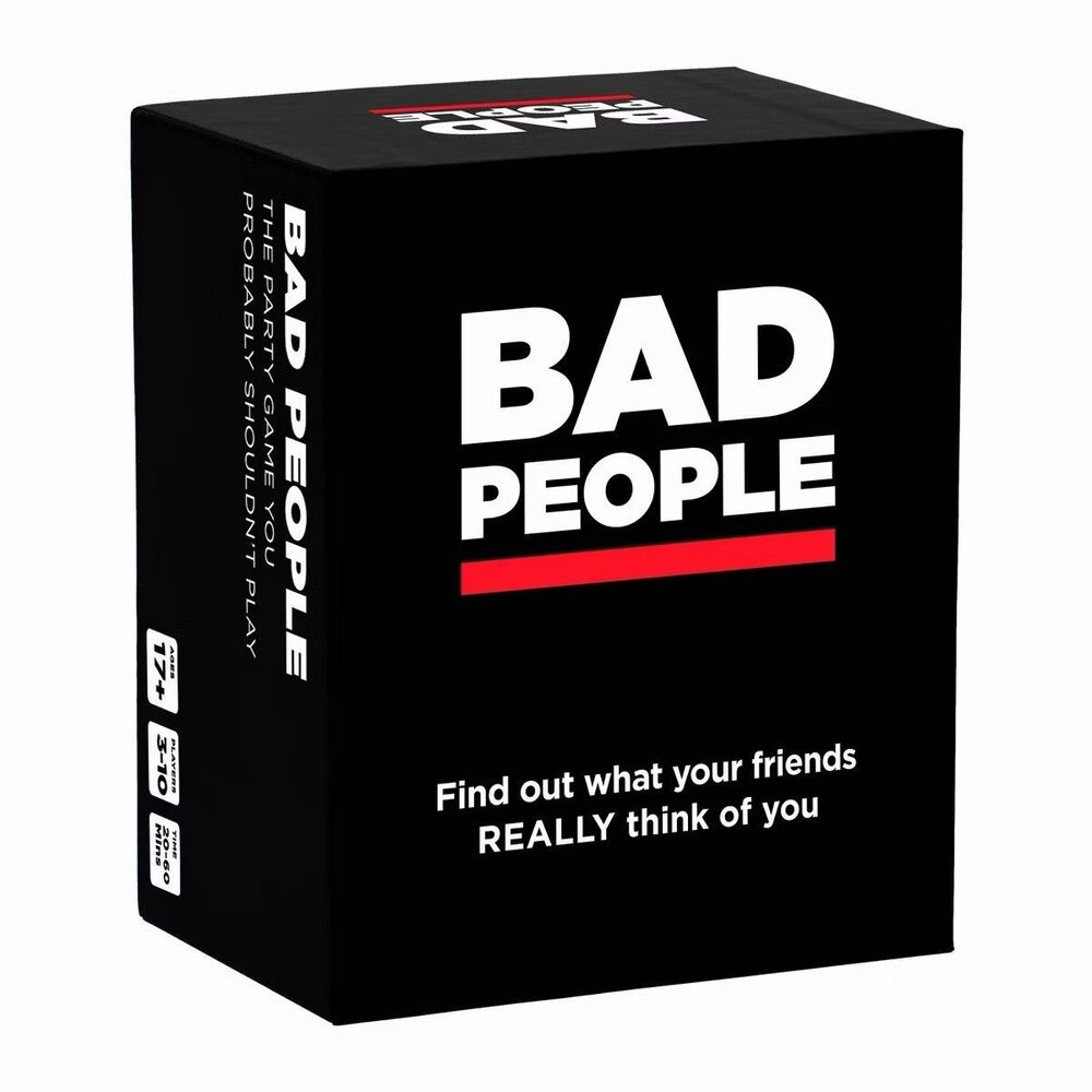 Bad People Board Game Dyce Games Party Card Game 3+ Players New Open Box